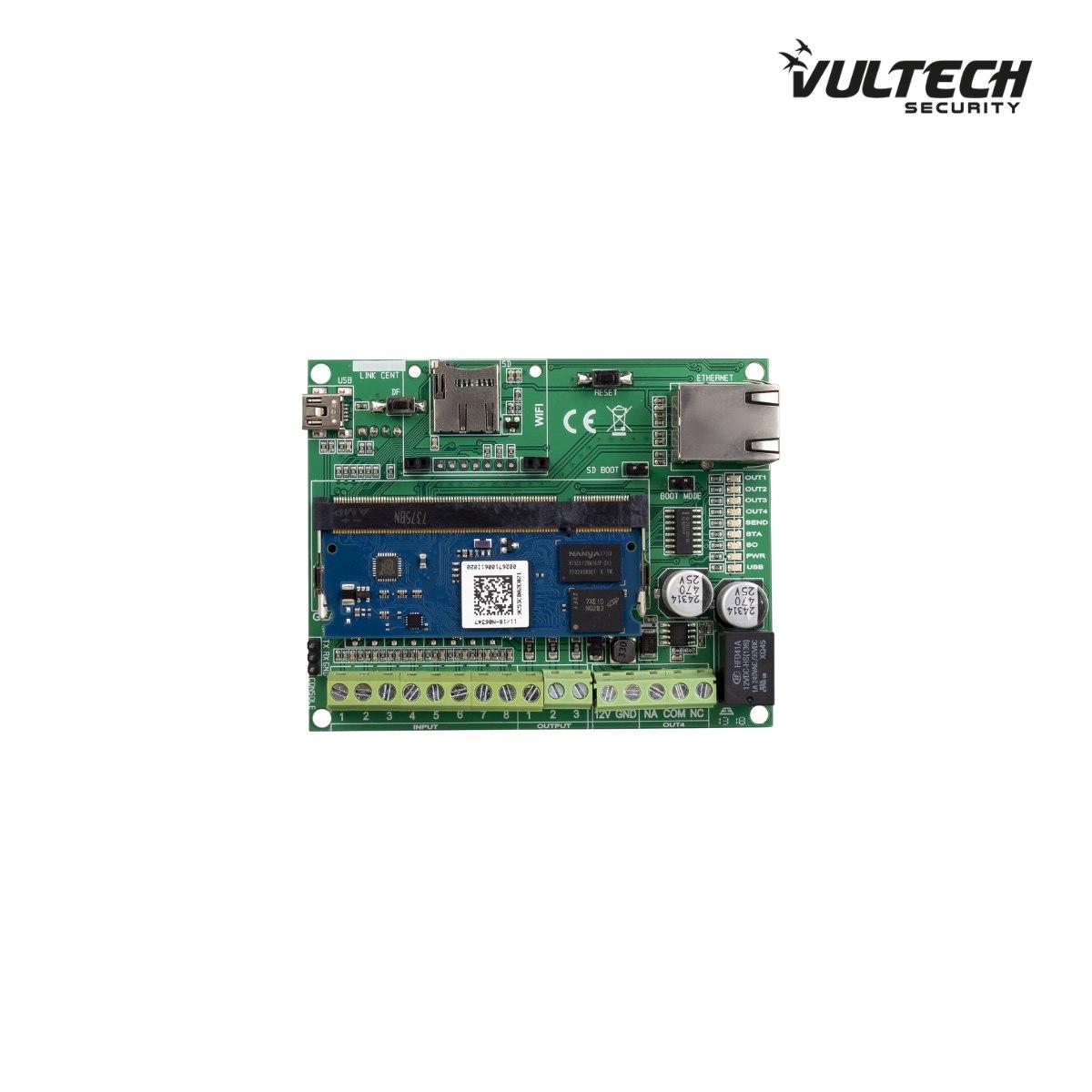 Modulo IP 10/100 VulTech MB-VIP ad Innesto per Controllo Remoto e Videoverifica e Acquisizione IP Camera ONVIF