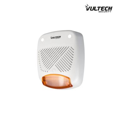 Sirena Autoalimentata da Esterno 106 dB a 1 metro Bitonale con LED di Stato