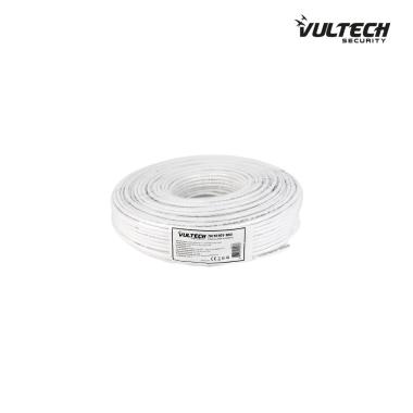 Cavo Allarme VulTech Security SC16101-100 4 Cavi + 2 Alimentazione 100m Bianco Plastica PVC