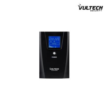 UPS 1500VA Gruppo Di Continuità Vultech UPS1500VA-PURE Line Interactive Con Onda Sinusoidale Pura e LCD