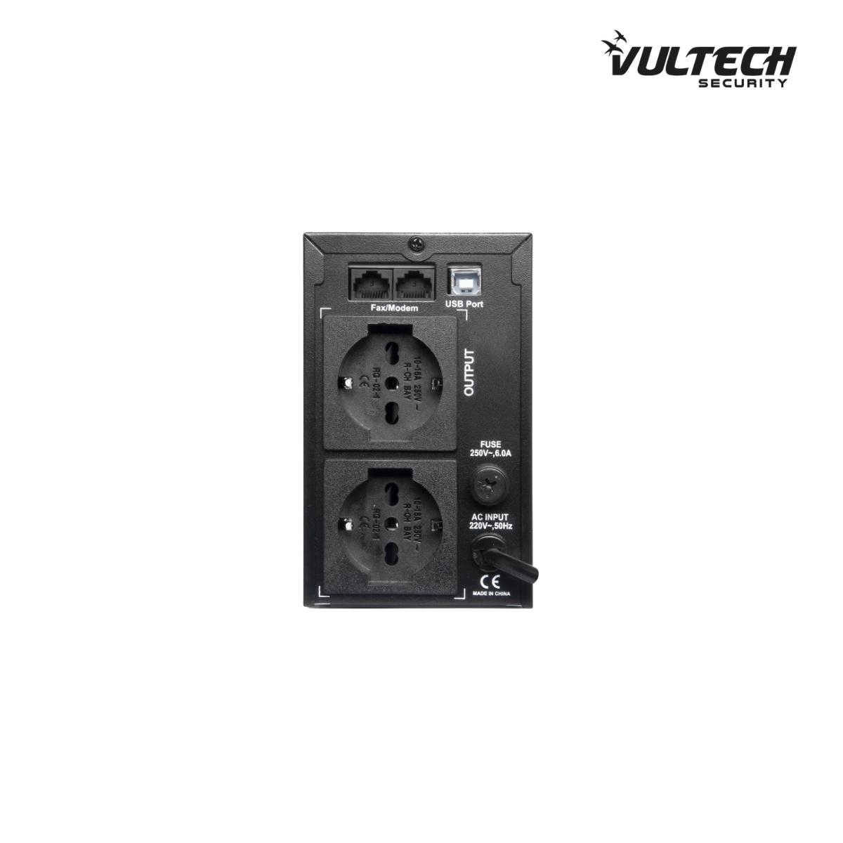 UPS 1400VA Gruppo Di Continuità Vultech UPS1400VA-LFP Line Interactive Con schermo LED