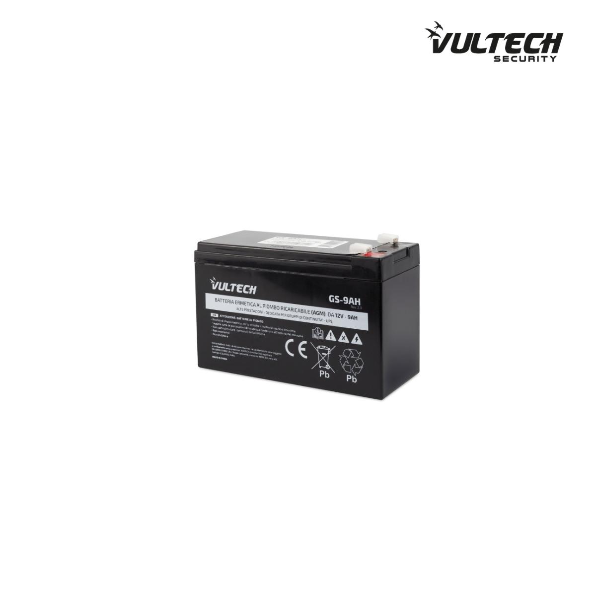 Batteria Ermetica al Piombo Per UPS Vultech GS-9AH 12V 9A