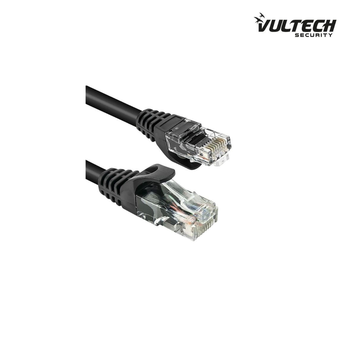 Cavo Ethernet Vultech UTP TAAU050-UTP-BK Categoria 6 Nero 5 Mt
