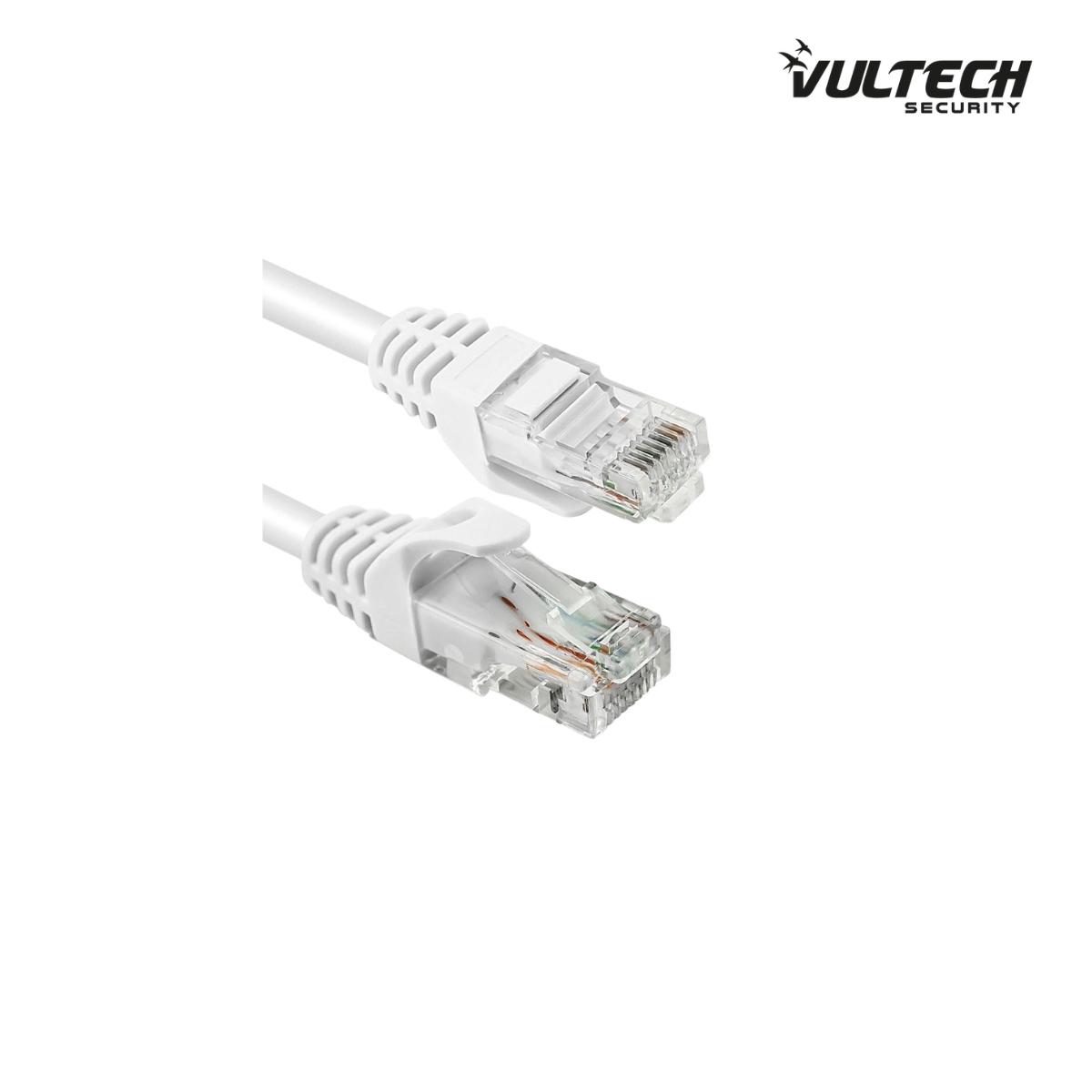 Cavo Ethernet Vultech UTP TAAU050-UTP-WH Categoria 6 Bianco 5 Mt
