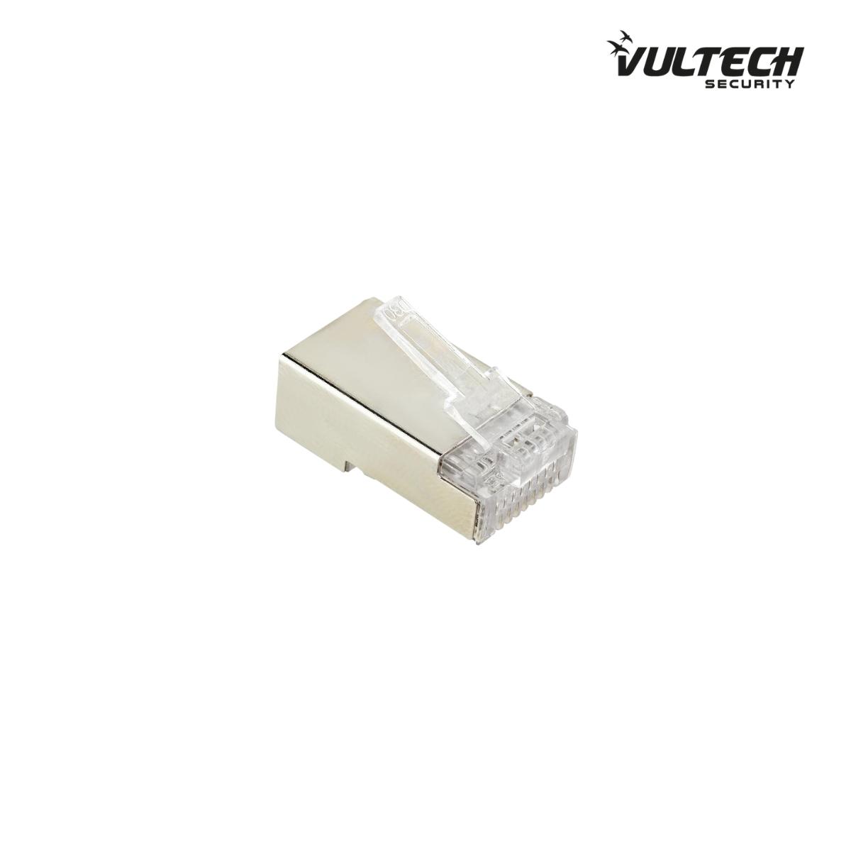 Connettori Schermati RJ45 FTP Vultech 50 Pz. 8P8C (SN21404)