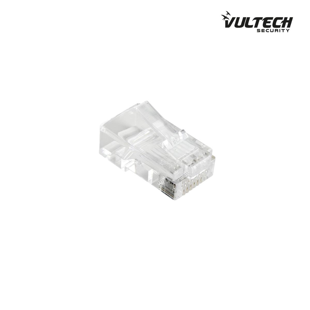 Connettori Trasparenti RJ45 UTP Vultech 50 Pz. 8P8C (SN21401)