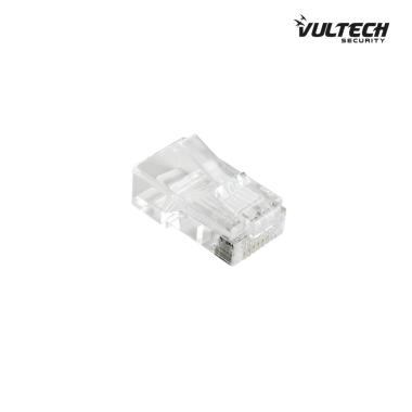 Connettori Trasparenti RJ45 UTP Vultech 50 Pz. 8P8C (SN21401)