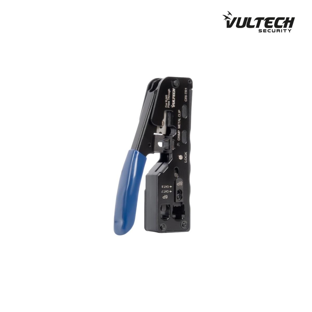 Crimpatrice Vultech CRI-TP1 adatatta a connettori passanti Con Spella Fili