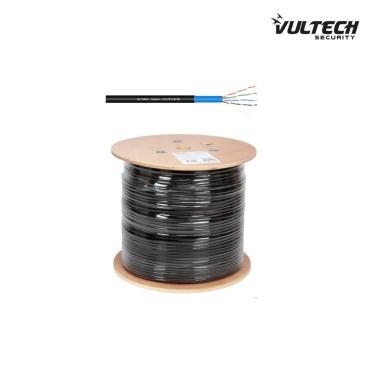 Matassa Lan Vultech 305Mt. Cat. 5e UTP 24AWG PE+LSZH (SC13802-305) Per Esterno Colore Nero