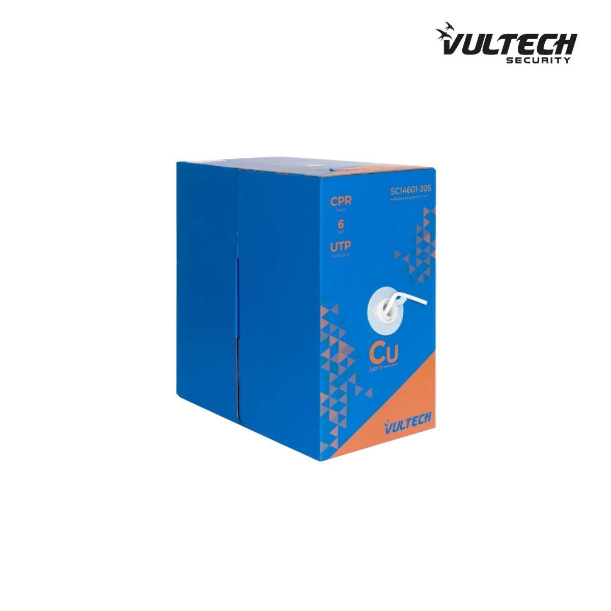 Matassa Lan Vultech 305Mt Cat. 6 UTP LSZH 24AWG CU CPR PASS ECA  SC14601-305