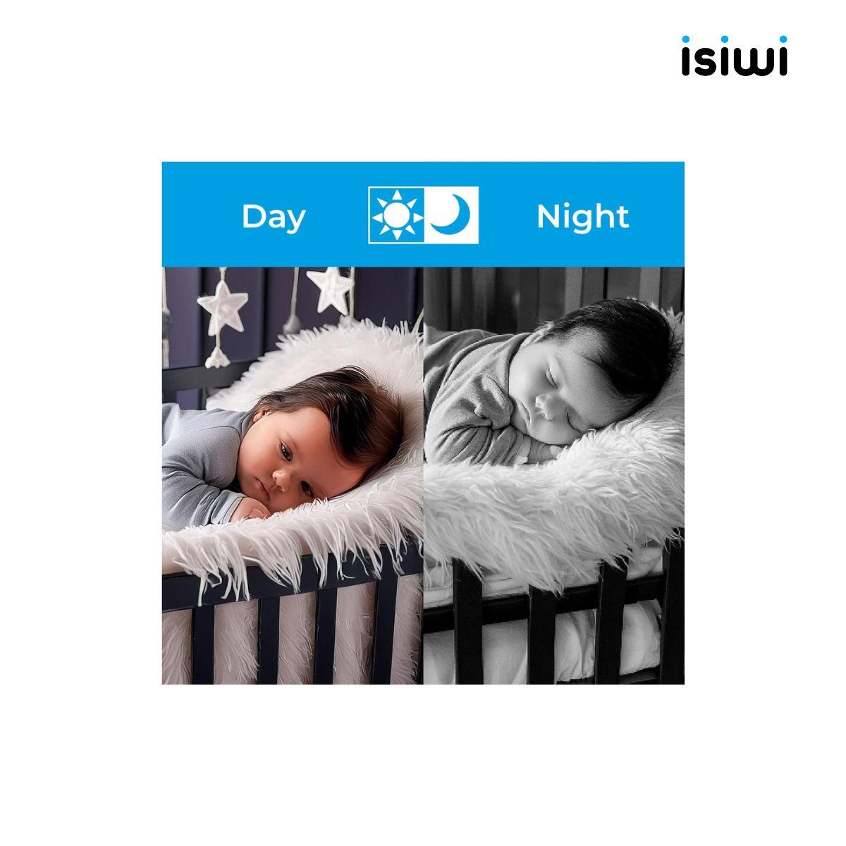 Telecamera Isiwi Wireless ORB 1080P 2Mpx Dome motorizzata ISW-DPI2ME IR LED Audio Bidirezionale Sd Card Stand Alone