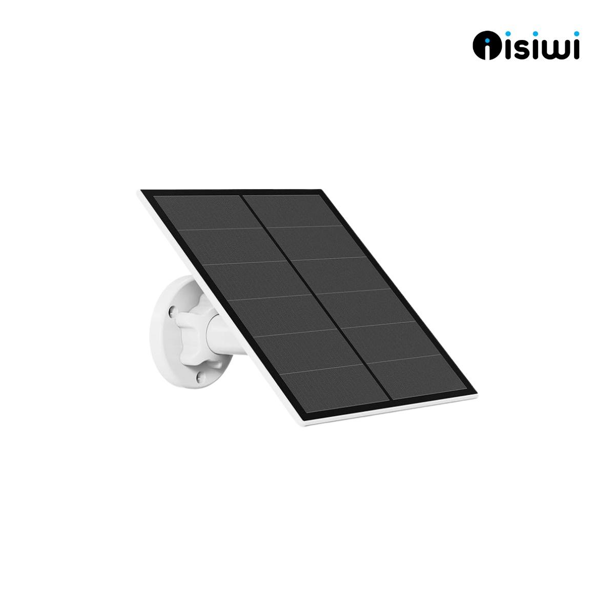 Pannello Solare Isiwi SOLAR3  ISW-PLS3  per alimentazione telecamera  con attacco Type-C