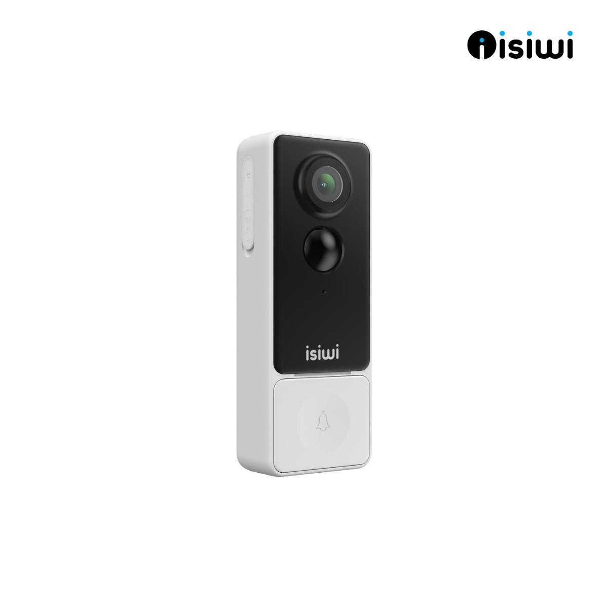 Campanello a batteria ISIWI Wireless DLIN+  2K - 5200 mAh - PIR - SD CARD - Audio bidirezionale