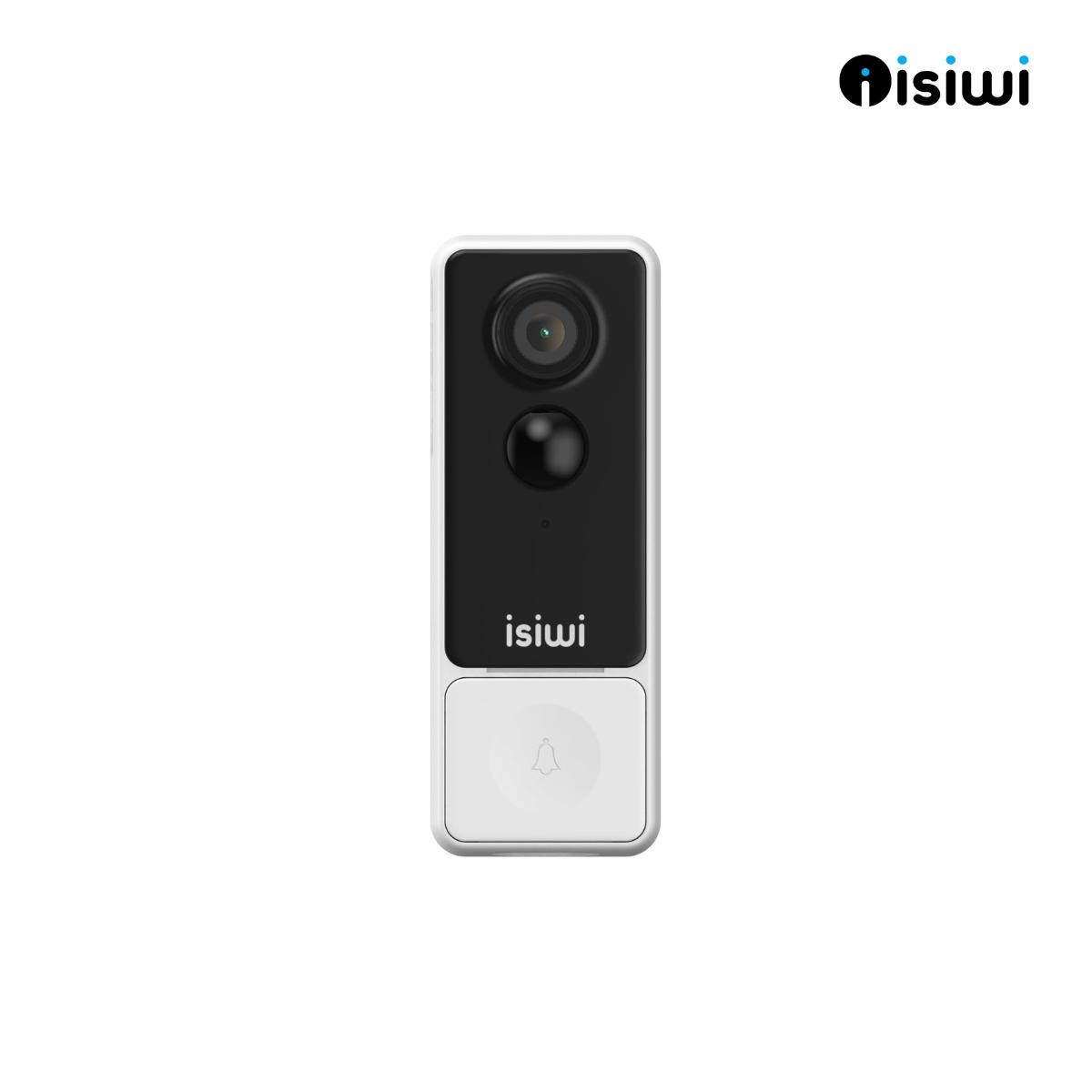 Campanello a batteria ISIWI Wireless DLIN+  2K - 5200 mAh - PIR - SD CARD - Audio bidirezionale