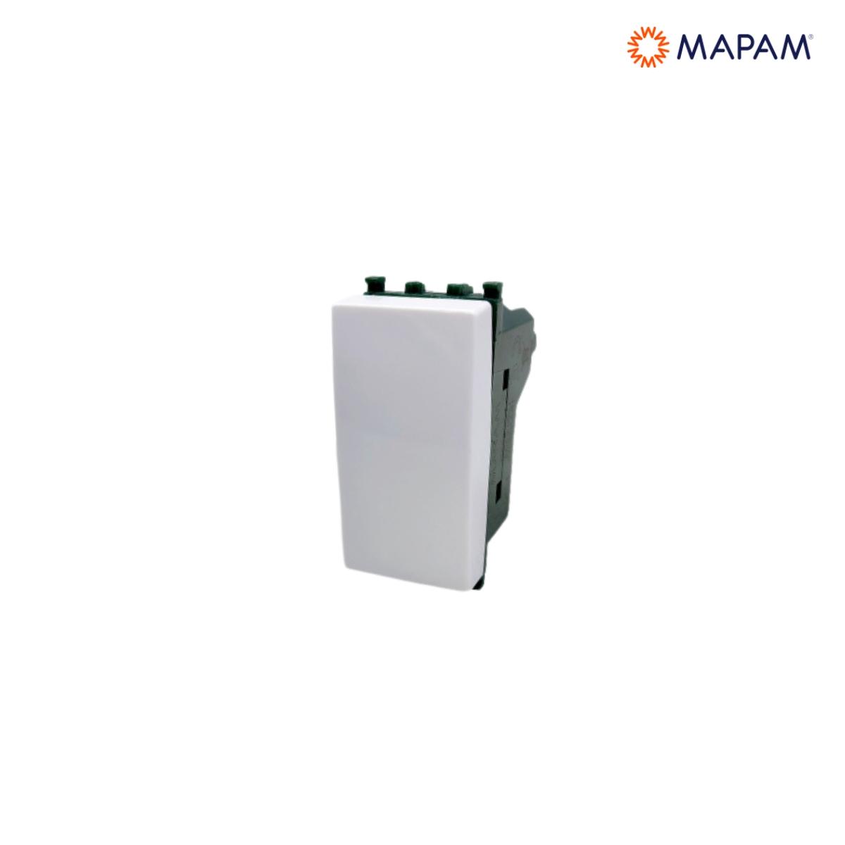 Deviatore unipolare gem bianco
