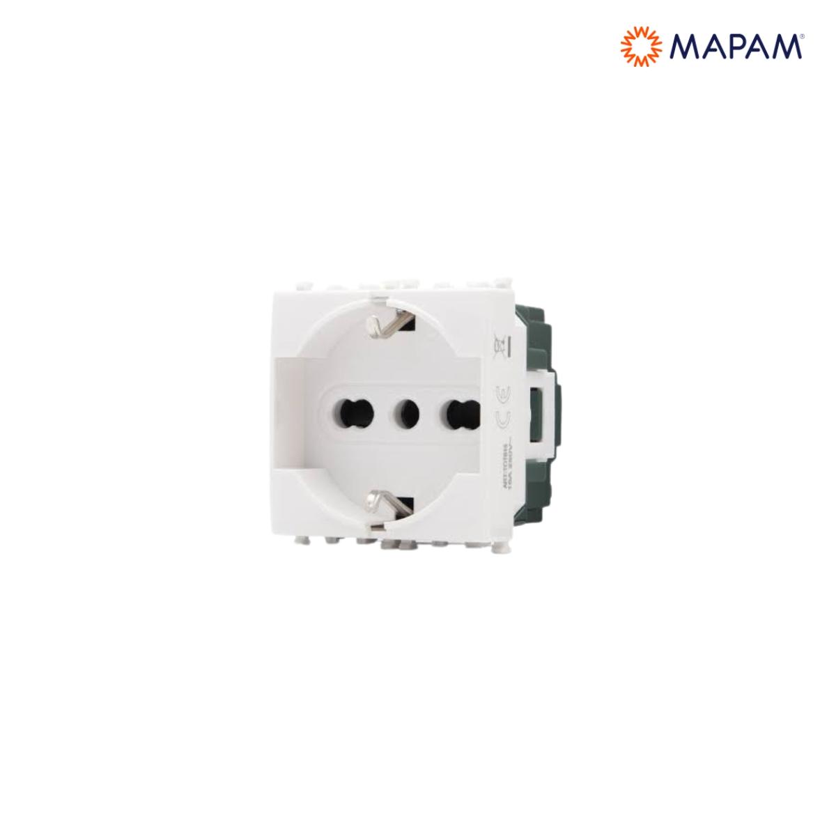 Presa schuko unel 3.0 gem bianco