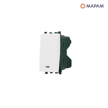 Deviatore spia gem bianco