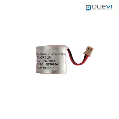 PACCO BATTERIA2xcr2+connettore 6v 850mAh