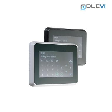 Tastiera touch screen su bus RS485