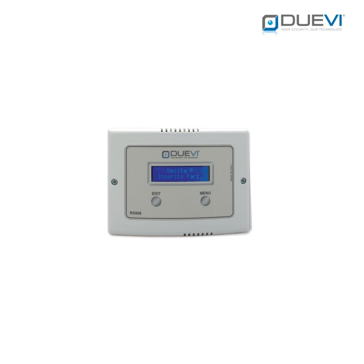 Ricevitore radio 80 ch 8 out display lcd